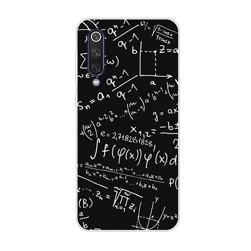 Для Xiaomi mi 9 чехол mi 9 SE чехол TPU Силиконовый мягкий прозрачный бампер чехол для Xiao mi Xio mi 9 SE 9SE CC9 cc9e мультяшный чехол для телефона - Цвет: Темно-синий