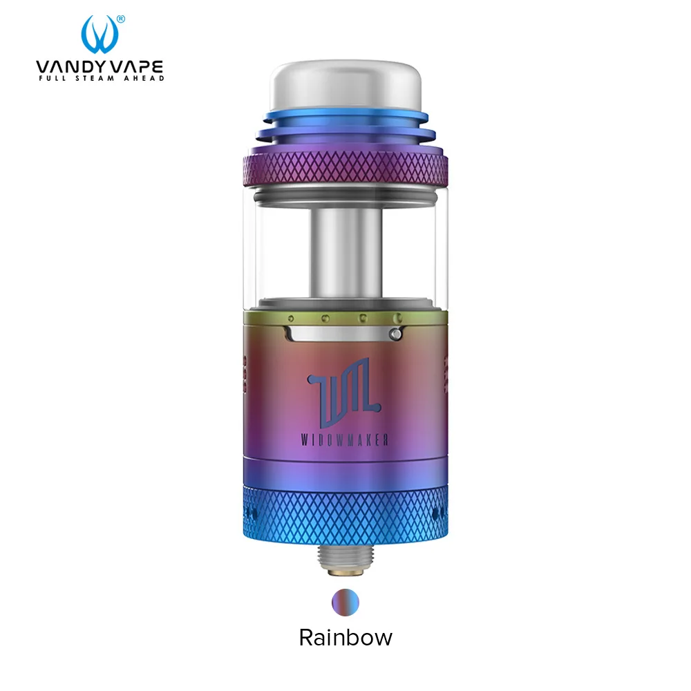 Vandyvape vidowmaker RTA танк 5 мл электронная сигарета атомайзер для 510 Pin Box Mod VS VANDY VAPE Kylin M RTA - Цвет: Rainbow