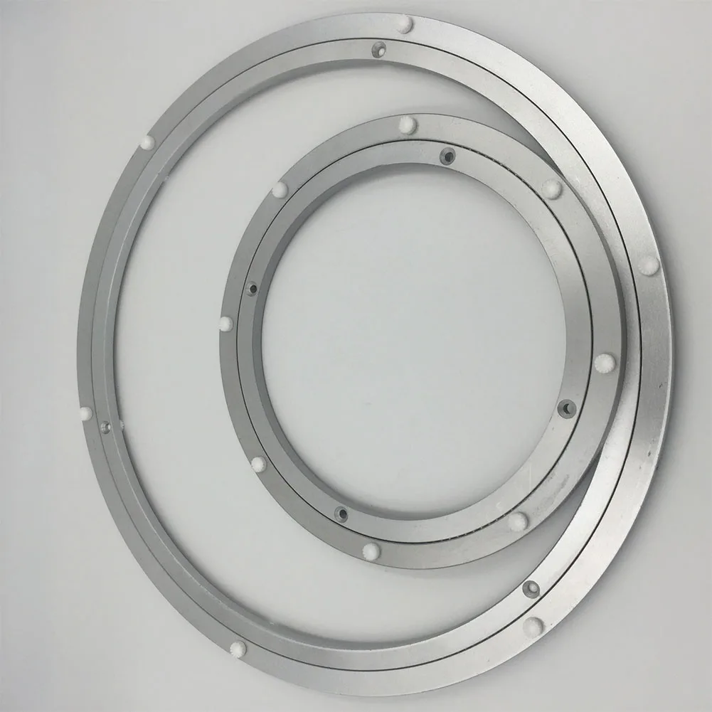 Настольный Гладкий поворотный стол прочный круглый практичный аппаратный подшипник уменьшает шум поворотные пластины домашняя многофункциональная алюминиевая сплав