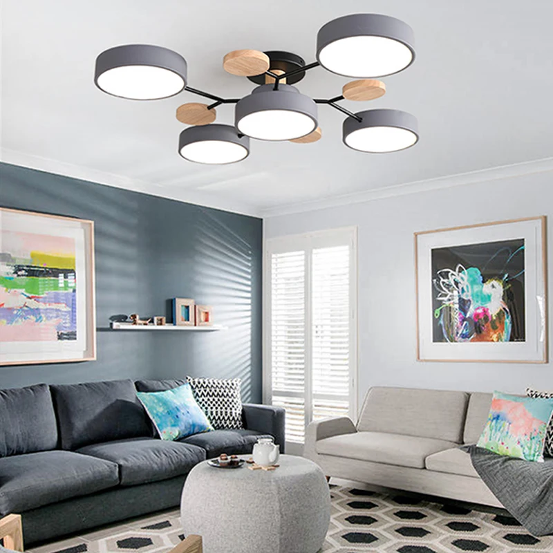 Nordic Led Chandeliers Simplicity Stylish Loft for Kitchen Living Room Bedroom Dining Table Home Decoration Interior Lighting | Лампы и