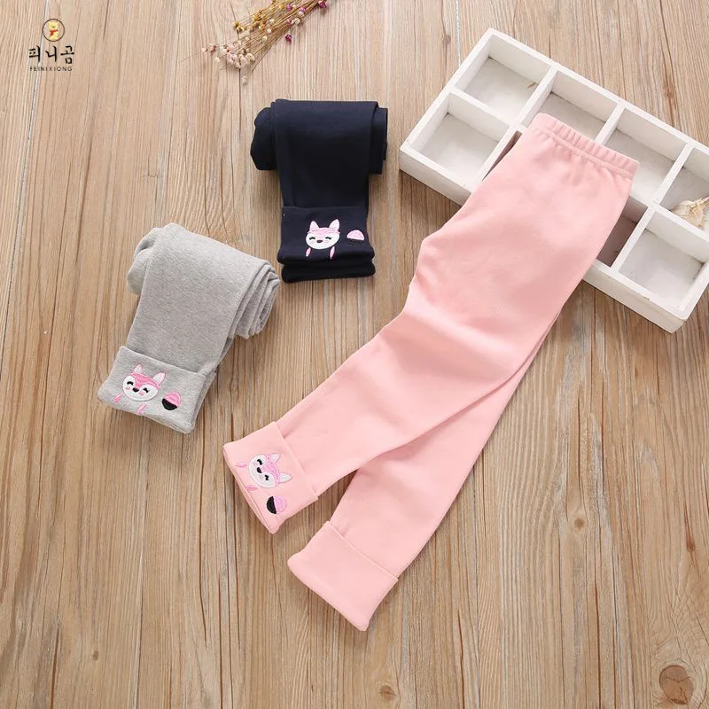 

Girls Spring And Autumn Leggings 19 New Style Children Pure Cotton Casual Pants Korean-style Childrenswear Fashion Baby GIRL'S P