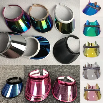 

Women Men Sun Shade Visor Hat Anti-UV Protection Flexible Summer Clear Caps