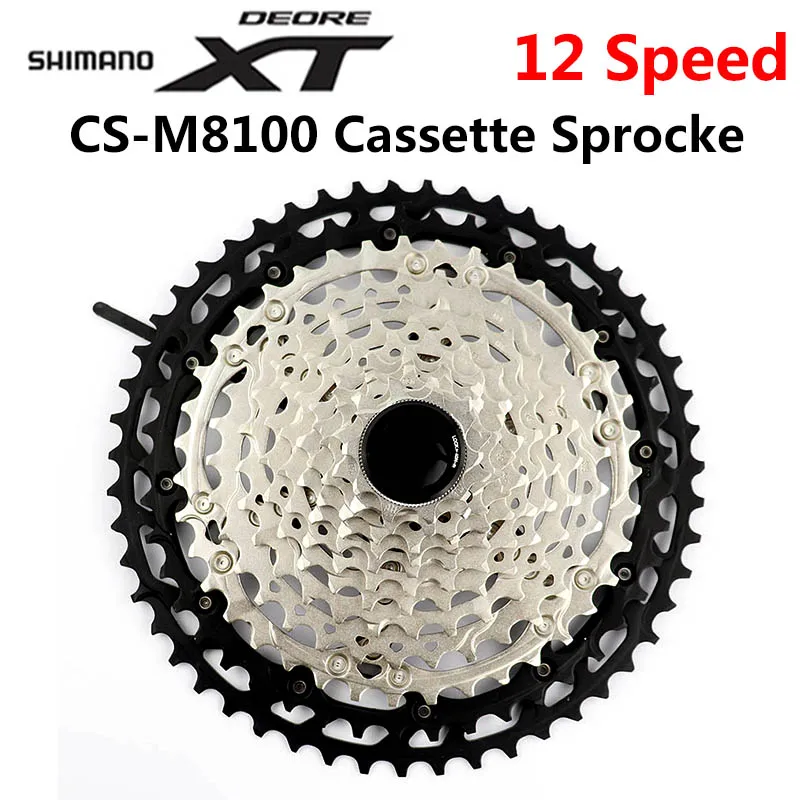 SHIMANO DEORE XT CS M8100 Cassette Sprocke M8100 Freewheel Cogs Mountain Bike MTB 12-Speed 10-51T Cassette Sprocket bicycle sprocket gear,bicycle cassette,bike freewheel,bike sprocket,bicycle parts