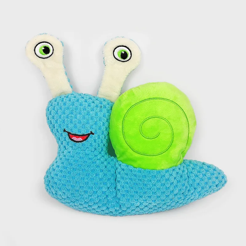 Juguete Perro Caracol Peluche interactivo para oler y snack Juguete Perro Caracol Peluche interactivo para oler y snack