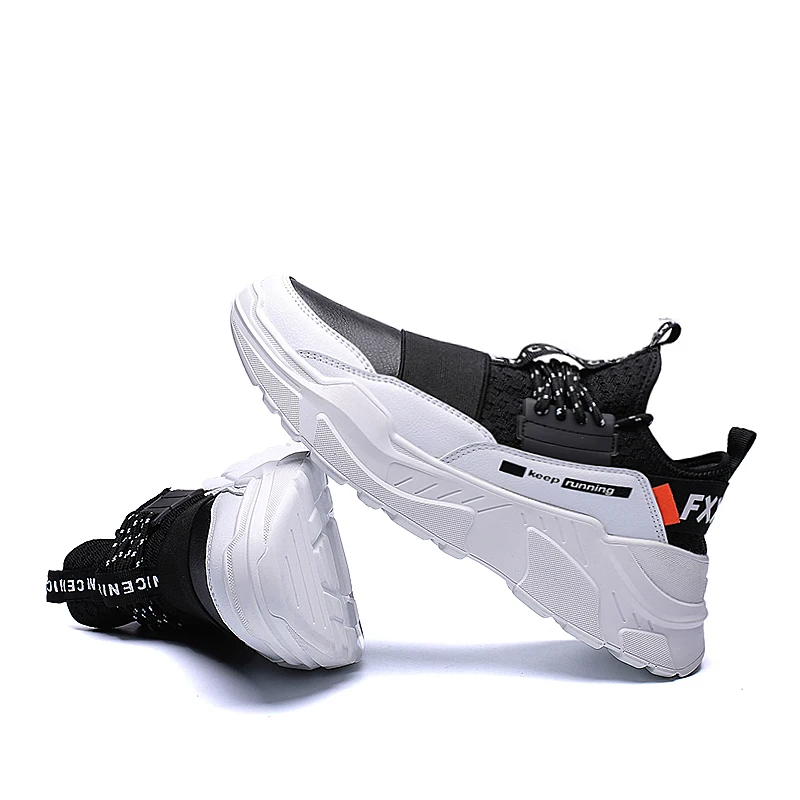 Running Shoes For Men Outdoor Sport Shoes High Quality Breathable Sneakers For Male Footwear Jogging Thick Sole Plus size