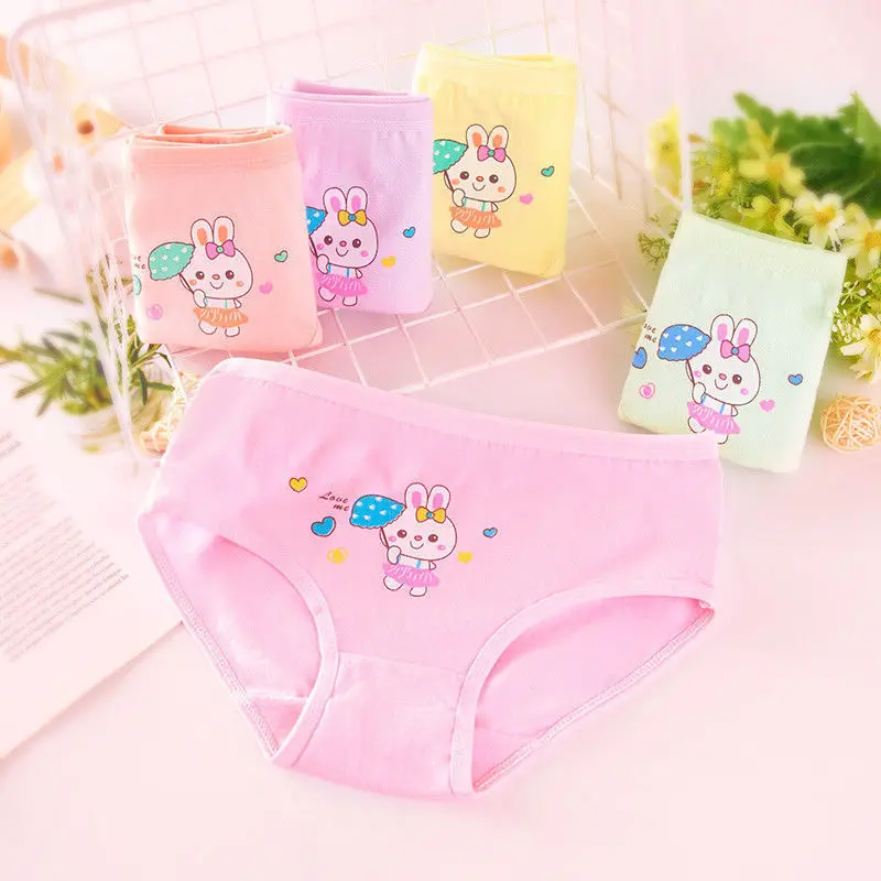 

4pcs/Lot Children Underwear New Princess Girls Boxer Cotton 2-12 Years Kids Baby Shorts Cartoon Panties Big Girls Briefs