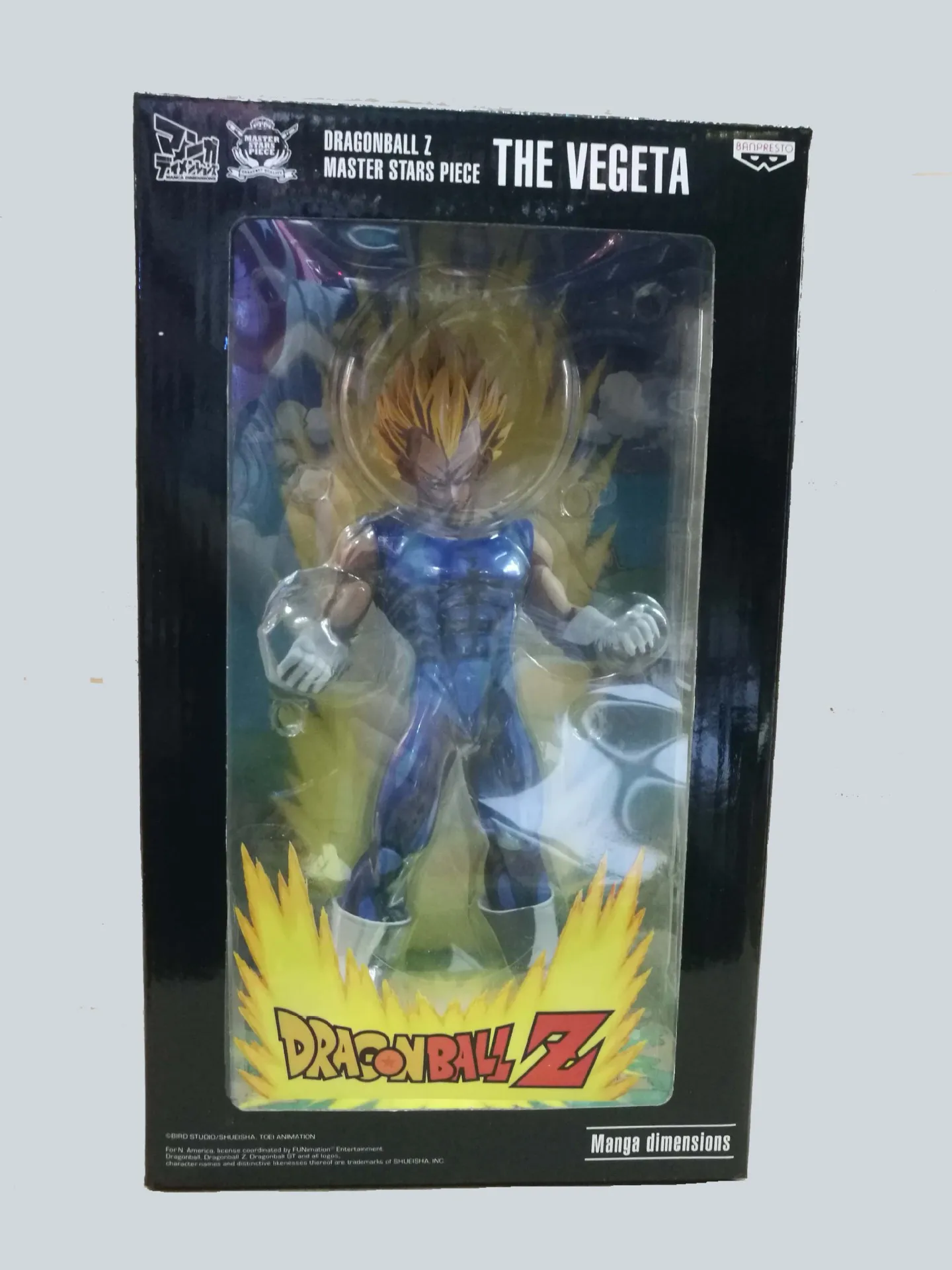 Очки фабрика Dragon Ball MSP Вегета шоколад мультфильм версия Супер Saiyan человек соотношение Гараж Комплект Модель