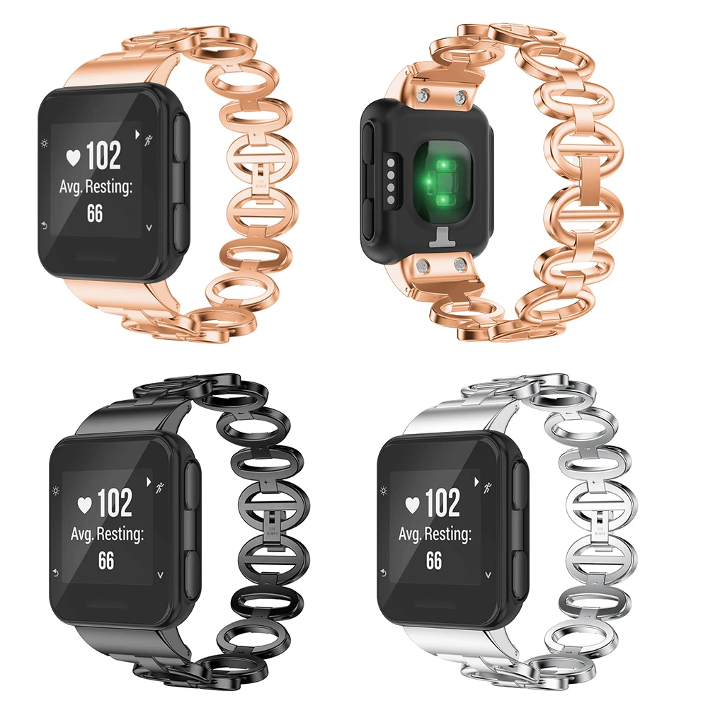 Браслет из нержавеющей стали для смарт-часов Garmin forerunner 35 30 22 мм | Электроника