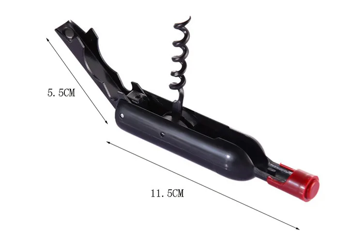 Новые Креативные кухонные инструменты 2 в 1 открывалка штопор для бутылок официанта открывалка для пивных колпачков