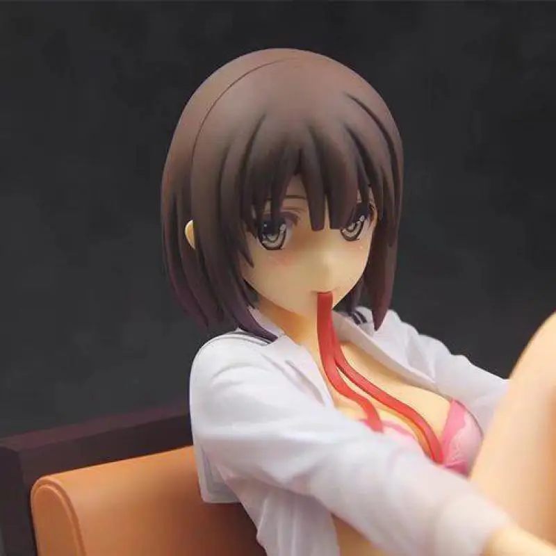 Saenai Heroine No Sodatekata Katou Megumi туалетный диван сидящий японский аниме ПВХ фигурка