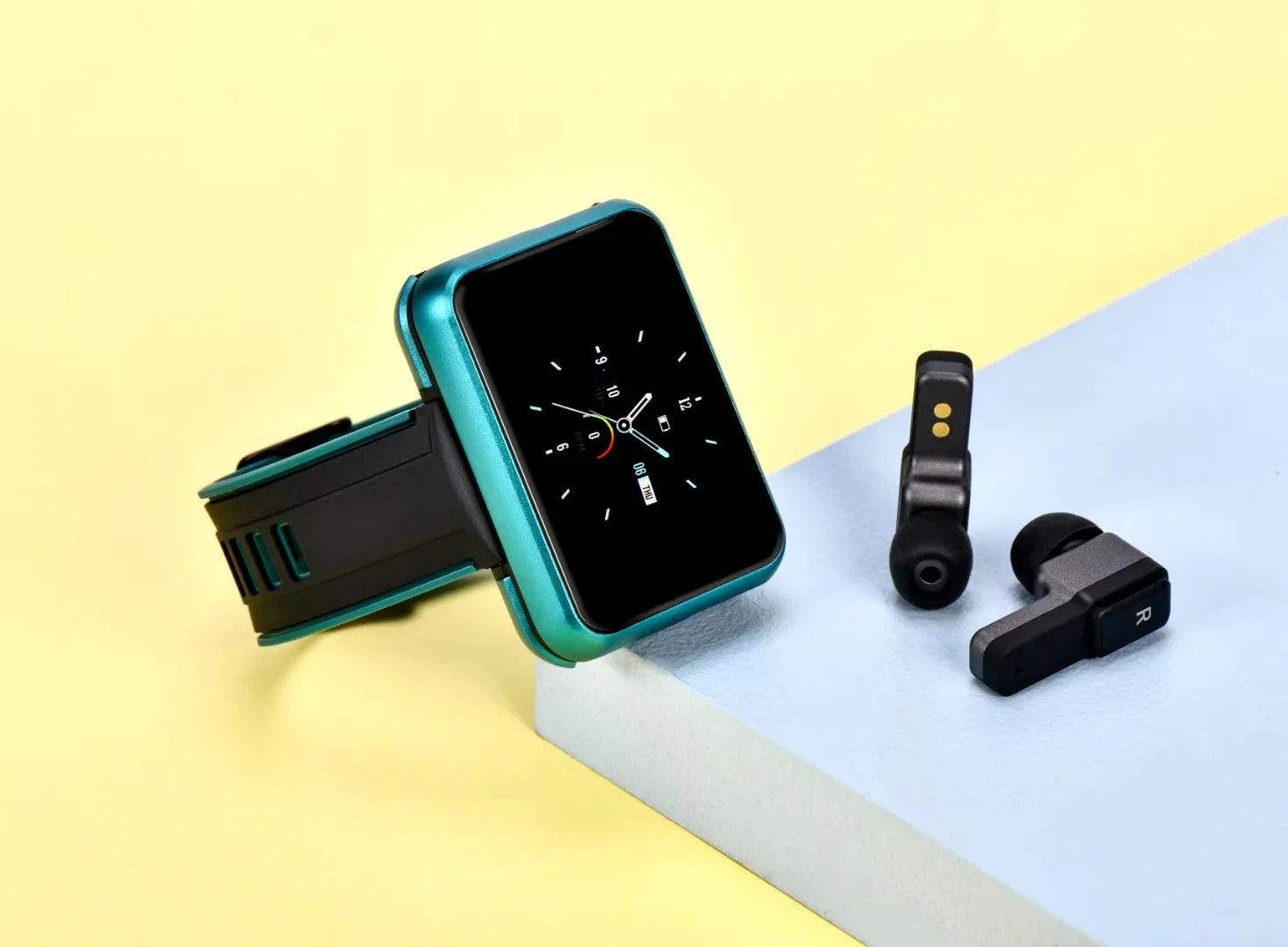 Homens mulheres smartwatch sem fio bluetooth fone