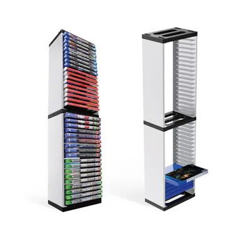

DOBE For Play Station 5/XBox One Game Card Box Storage Stand Vertical Double Deck 36Pc Games Cards Holder For Nintendo Switch