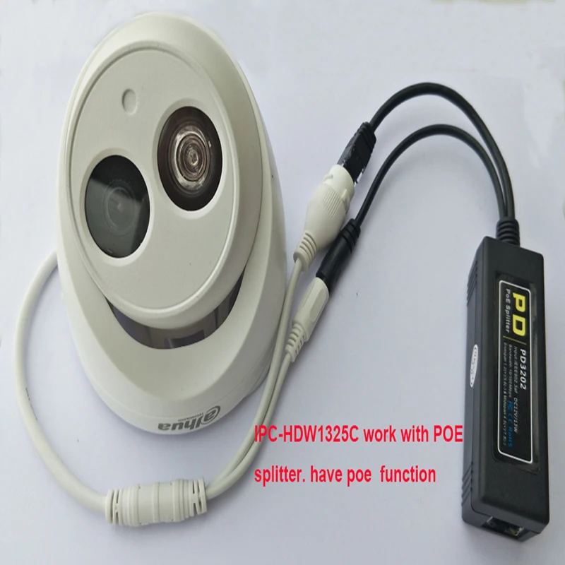 Горячая Dahua IP камера 3MP IPC-HDW1325C H.264 IP67 CCTV камера IR 30 м купольная камера наблюдения ONVIF