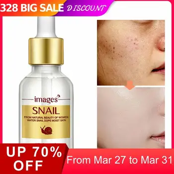 

Snail Essence Face Serum 15ML Hyaluronic Acid Anti-Wrinkle Acne Spots Skin Care Anti Aging korea Vitamini Facial Serums Womens P