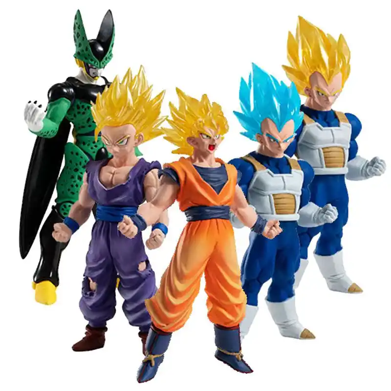 muñecos de goku y vegeta
