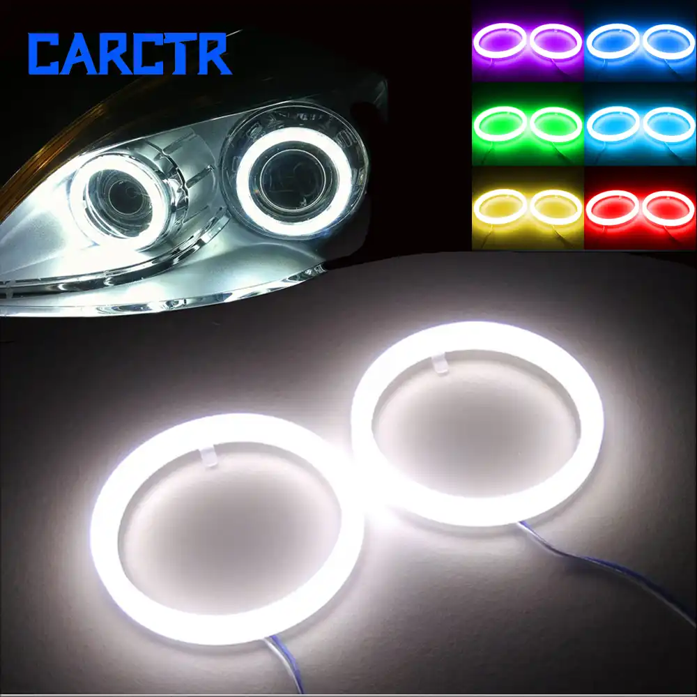 Carctr 1個ledヘッドライトエンジェル アイズ電球 アイズハローリングランプ車デイタイムランニングライト12v防水スタイリングライト装飾 ライト 信号ランプ Aliexpress