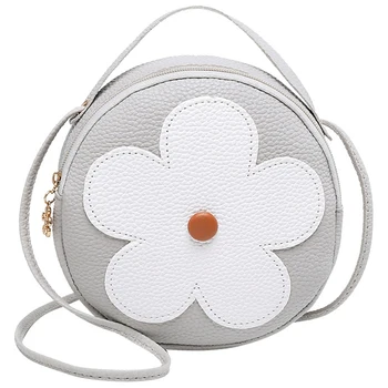 

New Fashion Pu Leather Handbag Shoulder Messenger Bag Small Round Bag Ladies Messenger Bag