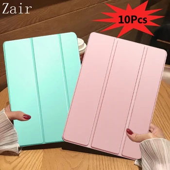 

Case For iPad Air 1 9.7'' 2013 Flip Trifold Stand PU Leather Solid Colour Case For Apple iPad 5 5th Generation A1474 A1475 A1476