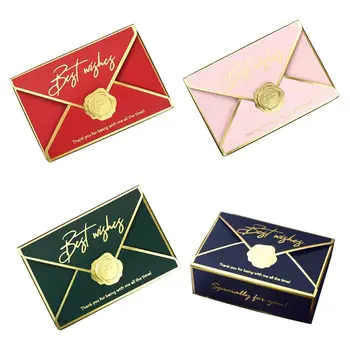 

New 20pcs/pack Creative Envelope Shape Candy Gift Boxes Decorative Sweet Packing Boxes Wedding Party Candies Packaging Gift Box