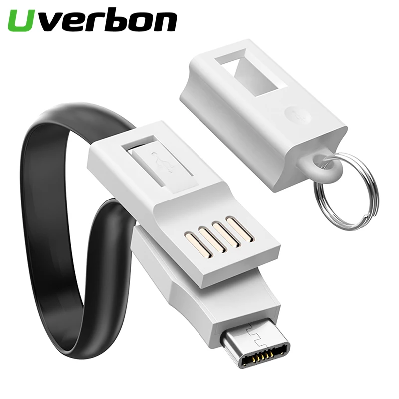 Мини USB кабель type C Micro USB кабель портативного зарядного устройства брелок аксессуар портативный зарядный провод для Samsung S8 S9 Многофункциональный Кабо