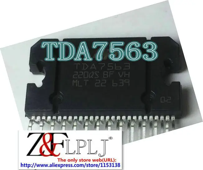 TDA7563 TDA 7563 ZIP 27 / MULTIFUNCTION QUAD POWER AMPLIFIER WITH BUILT ...