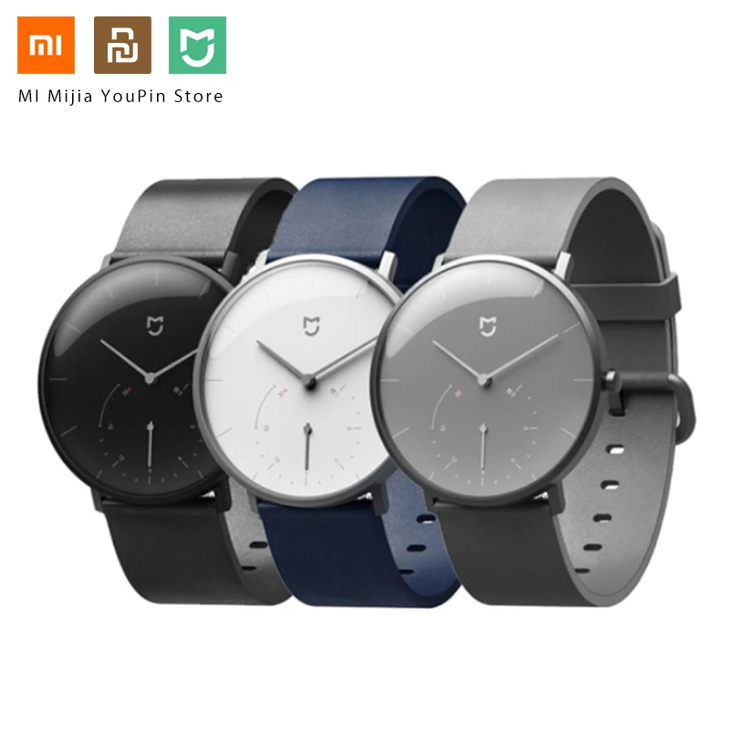 

Xiaomi Mijia Quartz Smartwatch 3ATM Water Resistant Pedometer Waterproof Watch Gift Stainless Steel Case Intelligent Vibration