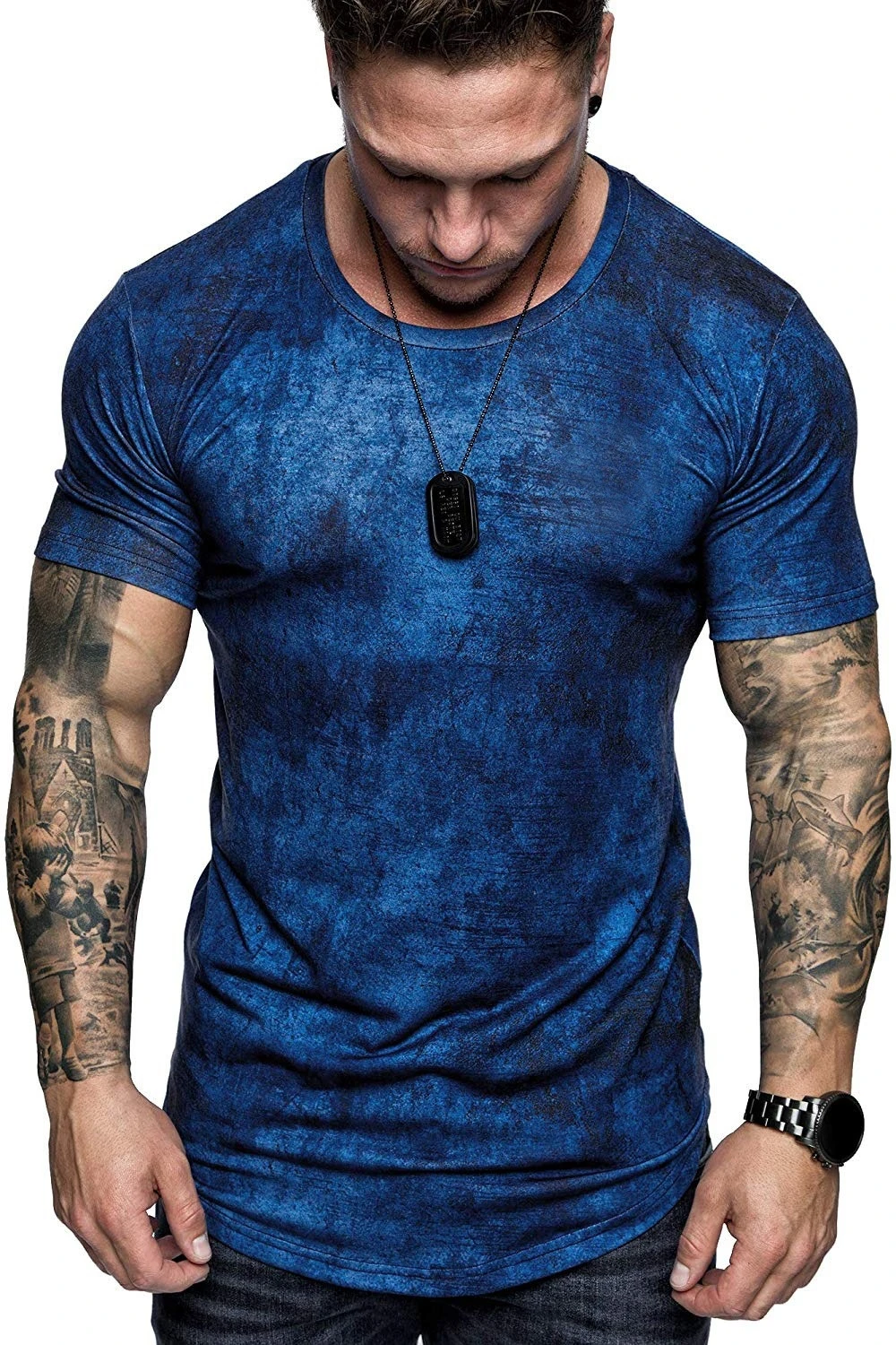 muscle fit style t shirt