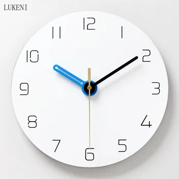 

White minimalist Folk laser engraving stereo wall clockwall decor home decor