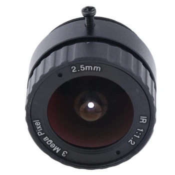 

3 MP Security CCD Camera Lens F1.2 1/2.5' 2.5mm IR Camera Fixed Iris Lens for CS Mount