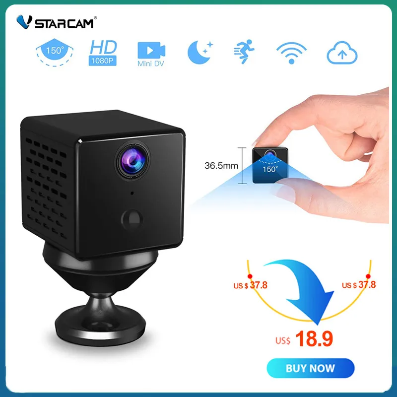 

Vstarcam CB72 IP Camera Wifi 4G Smart Mini Camera with PIR Sensor Baby Monitor Surveillance CameraI Night Vision Human Detection