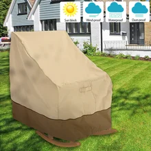 Чехол для мебели для патио, для улицы, для двора, сада, стула, дивана, водонепроницаемый чехол от пыли, защита от солнца, ткань Оксфорд, складной на шнурке, стол