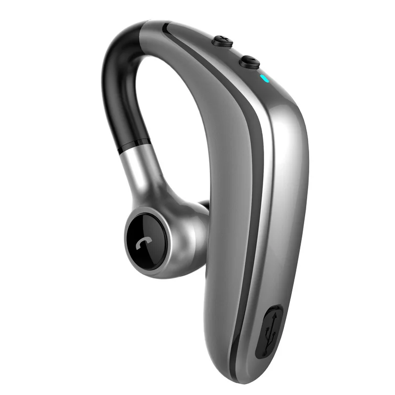 Silver TWS, беспроводные Bluetooth наушники, наушники с сенсорным управлением, с микрофоном, Спортивная гарнитура, шумоподавление для вождения автомобиля, одно ухо - Цвет: Silver