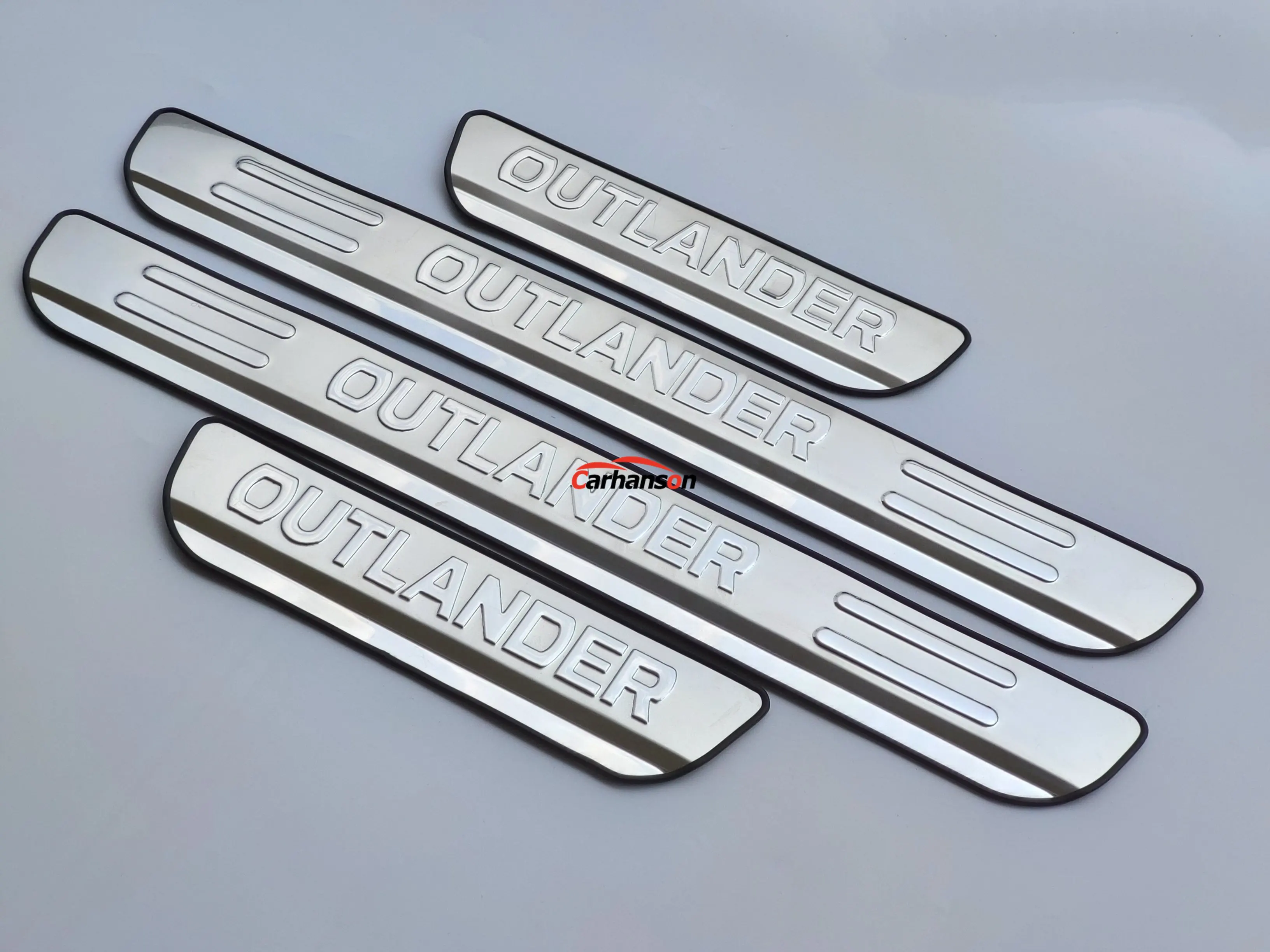 

Auto Sticker Styling For Mitsubishi Outlander Accessories 2013 Stainless Steel Door Sill Scuff Plate Trim Guard Protector 2024