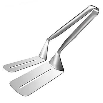 

304 Stainless Steel Food Clip Fried BBQ Tongs Salad Bread Clamp Kitchen Meat Kitchen Accessories Barbecue Tools