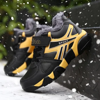 

Winter Boys Sneakers Children Causal Shoes For Kids Sneakers Boys Shoes Girls Sneakers Warm Plush Fashion Anti-slippery 2020