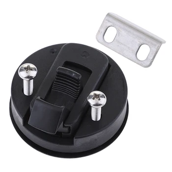 

Slam Latch Flush Door Pull Latch, Flush Ring Push-to-Close Latch Non-Locking for Boat Deck Hatch Door