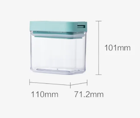 Small 450ML Xiaomi Youpin Jordan Judy герметичный квадратный многоцелевой хранилище резервуар для поддержания свежести хранения пищевых канистр 3 размера - Цвет: Small 450ML