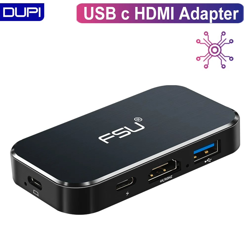 Thunderbolt 3 type c концентратор адаптер 4 к 1080 P USB HDMI TYPE C разъему с быстрой зарядкой для
