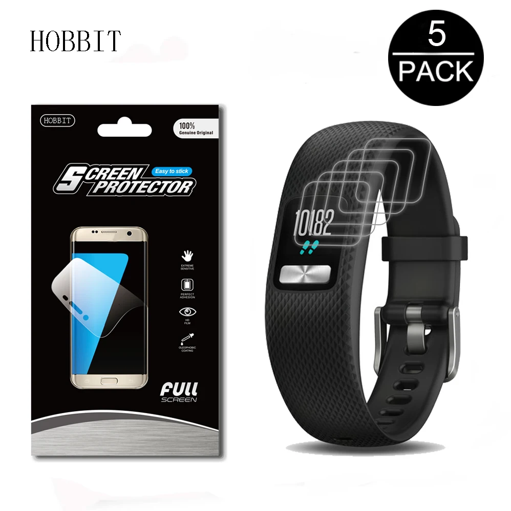 5 шт. в упаковке для Garmin Vivofit 4 Sport смарт-браслет Взрывозащищенный протектор экрана умный Браслет пленка против царапин для vivofit4