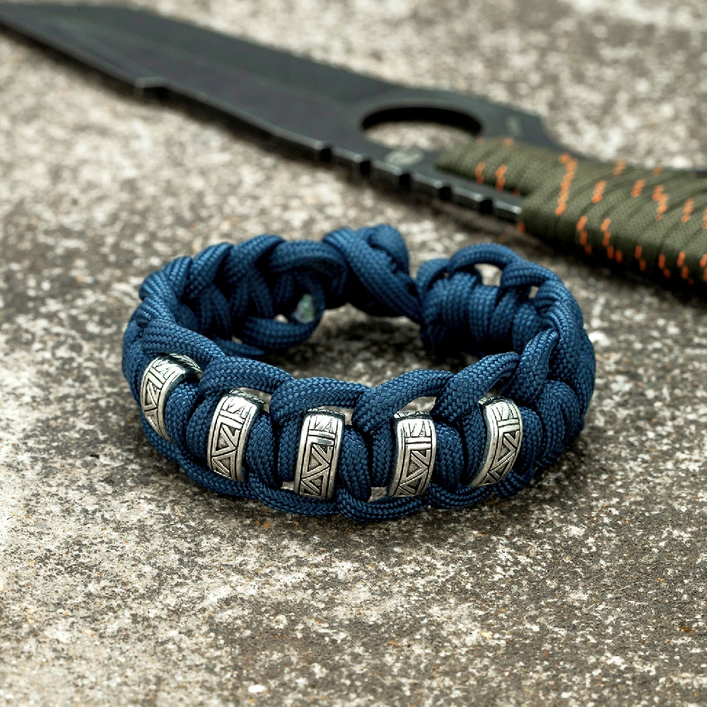 Aggregate 68 infantry blue cord bracelet super hot  POPPY