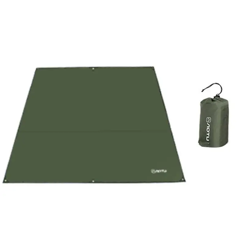 AOTU 240x220 см Открытый Влагоустойчивый для пикника Коврик походный Пляжный Тент одеяло - Цвет: Армейский зеленый