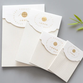 

4Pcs/Lot Post It Notes Horizontal Line/Grid/Blank Students Multi-Function N-Times Sticker 60 Sheets Self-Adhesive Sticky Notes