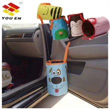 YOUEN складной мультфильм Оксфорд автомобиль мусорные баки портативный мусорное ведро многофункциональное ведро для хранения