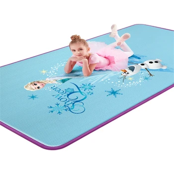 

Disney Elsa Princess Yoga Mat Kids playmat Beginner Thicken Widen Lengthen Skid Resistance Children Dance Fitness Mat