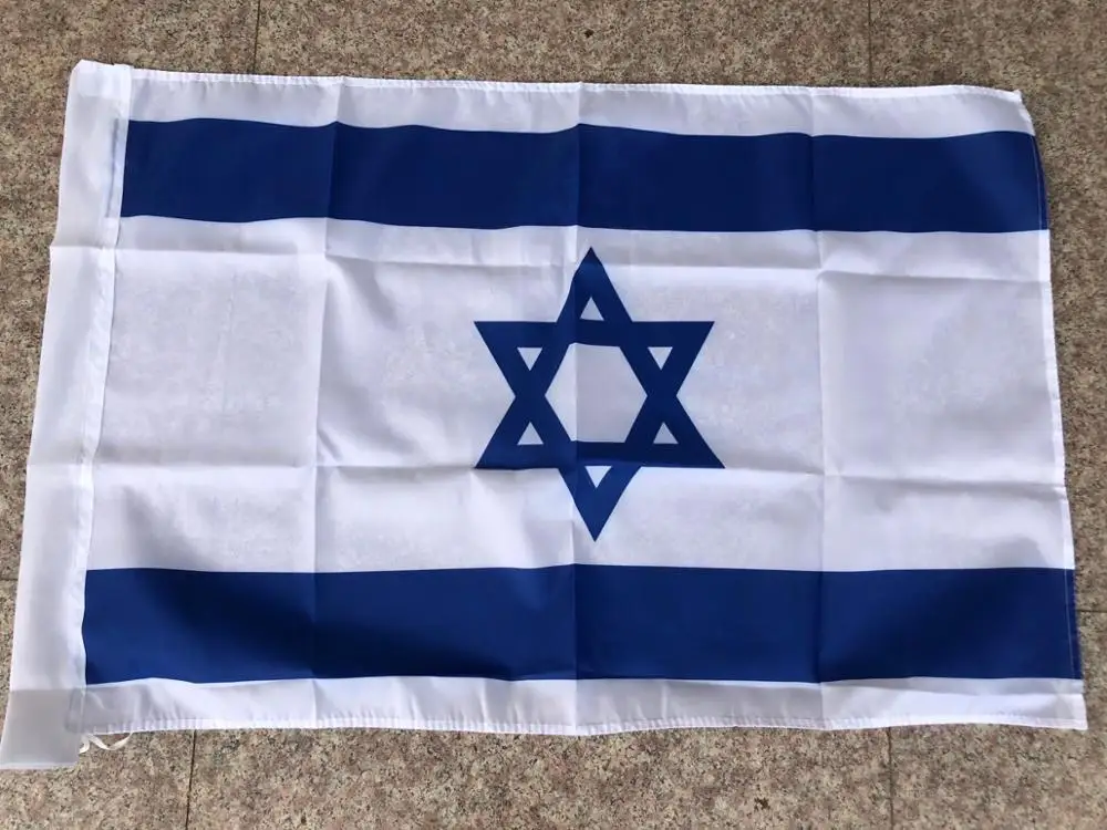 Frete grátis! Aerlxemrbrae bandeira de israel 3*5 pés. Bandeiras grandes do poliéster flag.90 * 150cm banners Bandeira isreal | Дом и сад