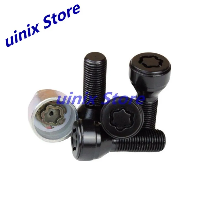 One Set Wheel Locks Wheel Lug Bolt Nuts 14 x 1.5mm FOR BMW 7 E65 OEM