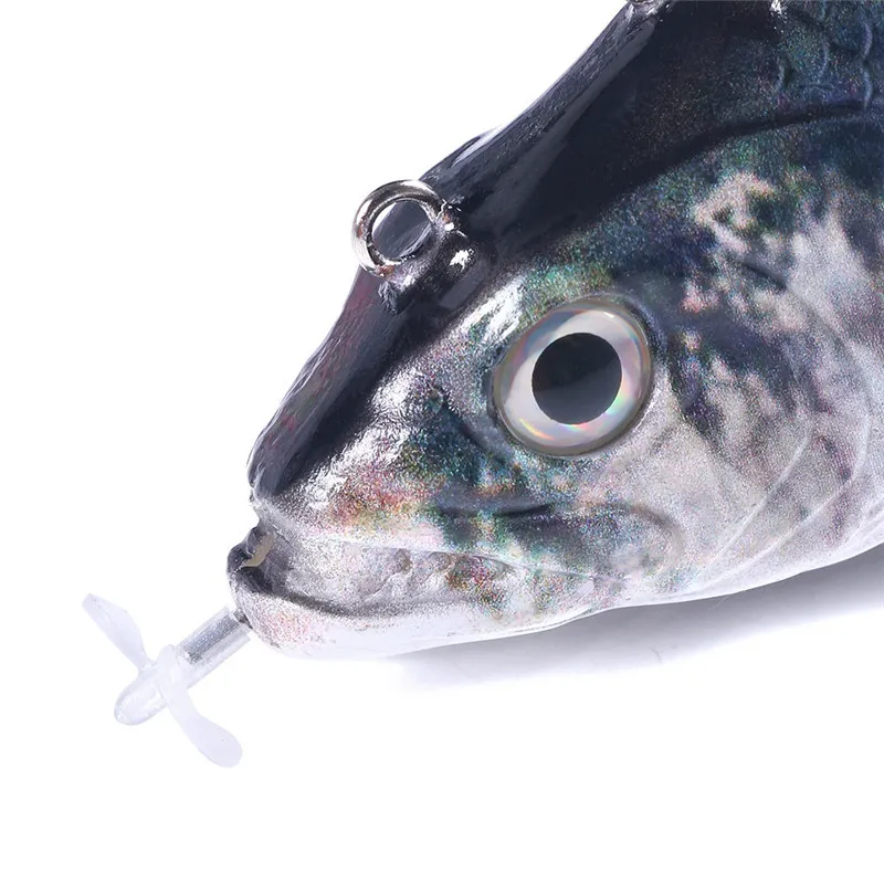 53g para a Pesca Venda Quente Robótico Natação Isca Multi-seção Elétrica Dura Usb Recarregável 14cm N66 23 Iscas artificiais