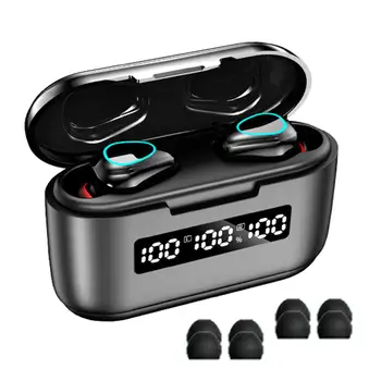 

G40 Bluetooth 5.1 TWS Power Display Sport Headsets Earphones with Charging Cable