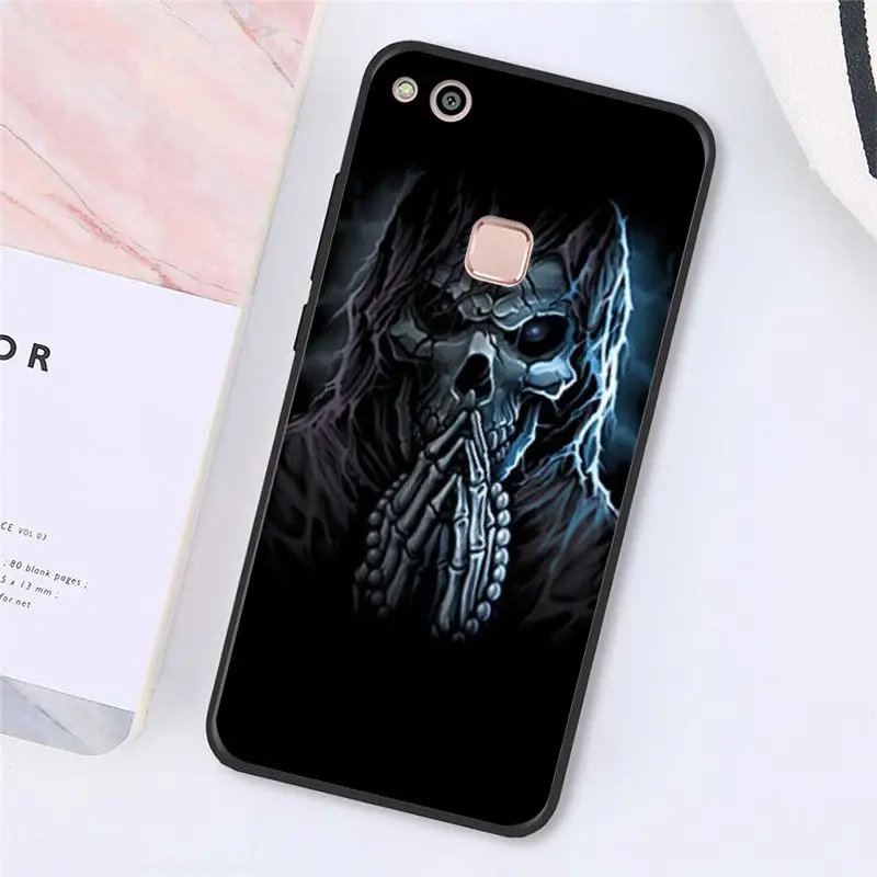Death Prayer Grim Reaper Skeleton Skull