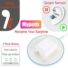 MyPods Tws Arie 2, беспроводные наушники с регулятором громкости, Bluetooth 5,0, наушники-вкладыши Super Bass PK i9000 i90000 Pro MAX i90000Pro TWS